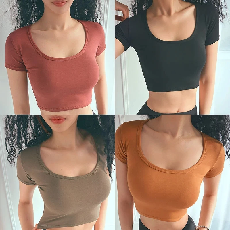 Women's Sleeveless Round Neck Super Soft Compression Cami Athletic Sport Running T Shirt | Спорт и развлечения