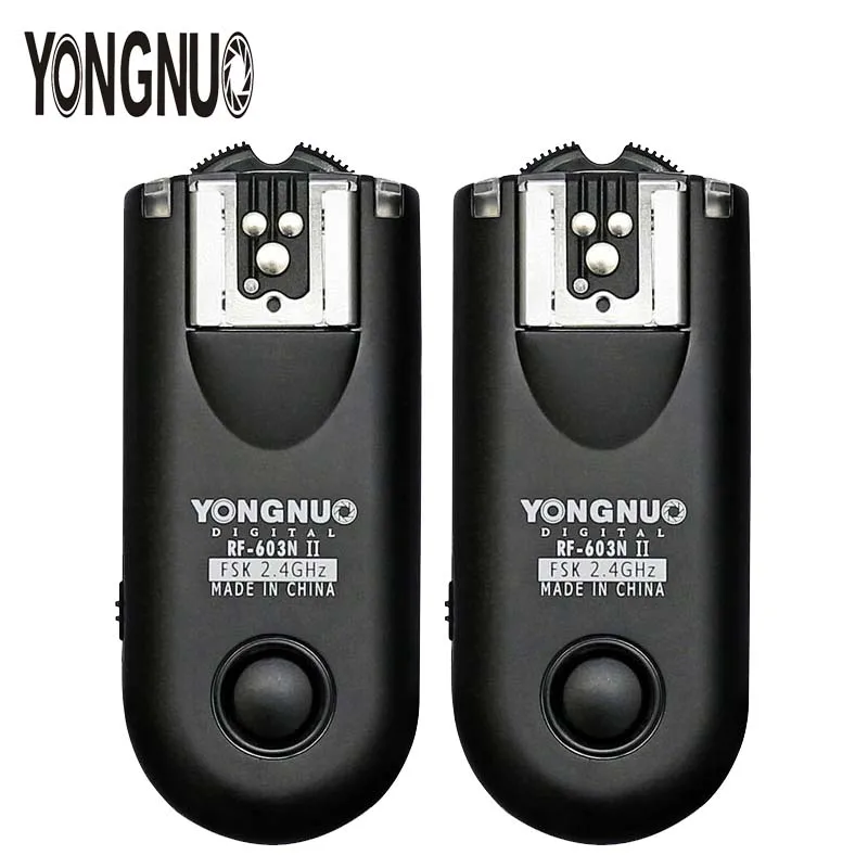 Беспроводной триггер YONGNUO для 1 Nikon D1 D2 D3 D4 серии D200 D300 D700 D800|rf-603 ii|wireless flash triggerflash