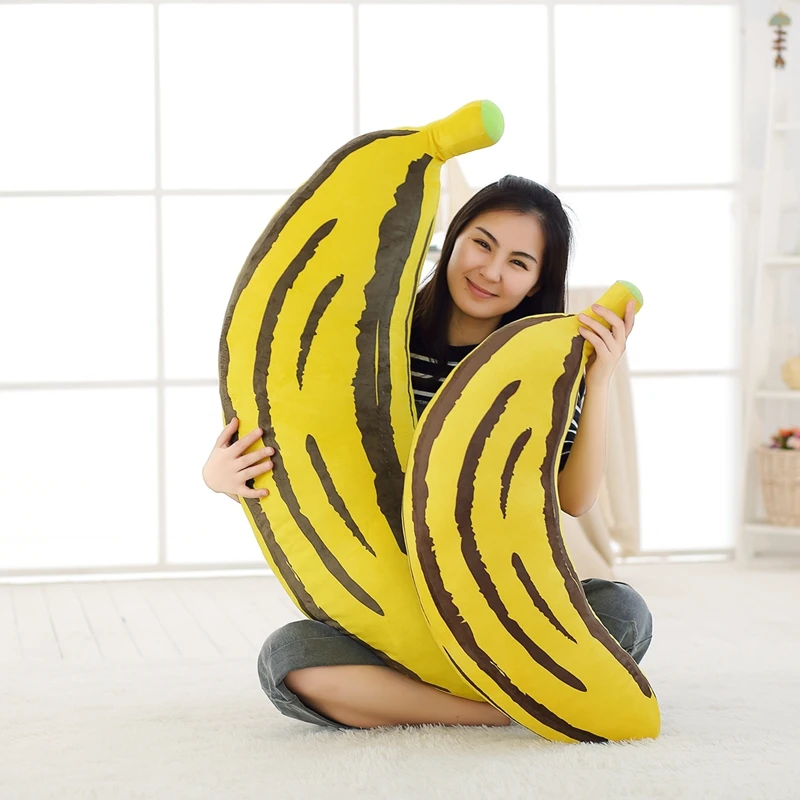 Новинка большой размер тигровая кожа Azoo имитация банана большая подушка куклы