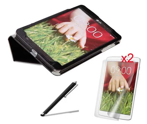 Многоугольный чехол подставка из полиуретана с ремешком для рук и держателем