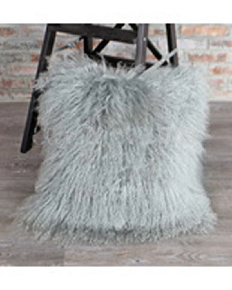 Настоящая светильник серая монгольская меховая наволочка декоративные