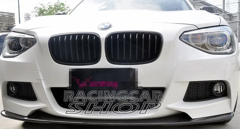 Неокрашенный 3D стиль передний спойлер для BMW F20 1 SERIES M TECH спортивный бампер 11 14