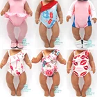 Кукольная одежда для новорожденных 43-45 см, аксессуары для кукол, балетное платье, детский купальник, костюм для дайвинга