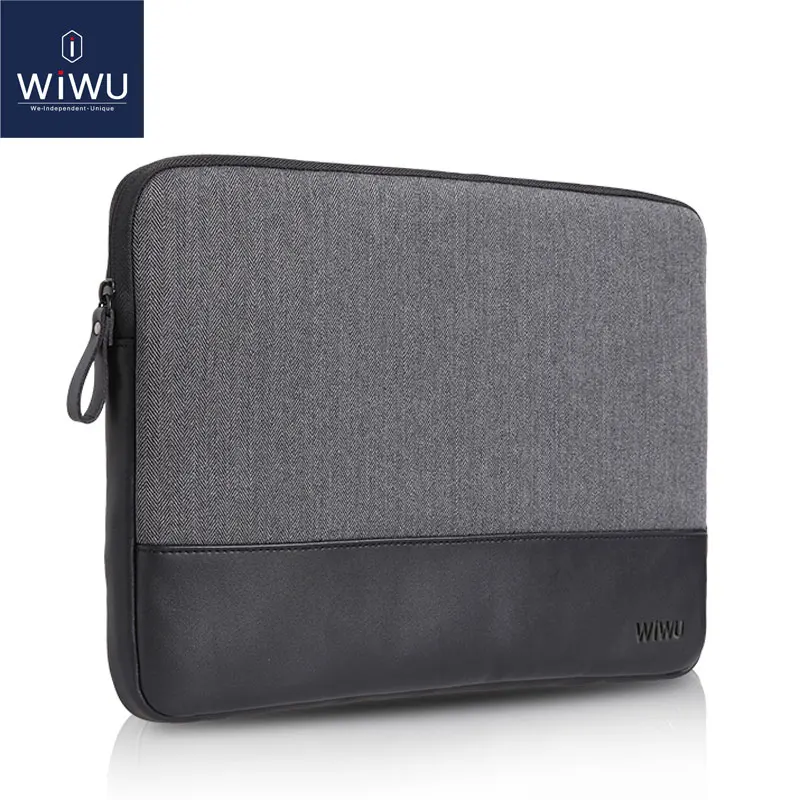 Чехол WIWU для ноутбука Macbook 11 12 кожаный чехол Dell XPS 13 компьютера MacBook Pro 2017|laptop sleeve