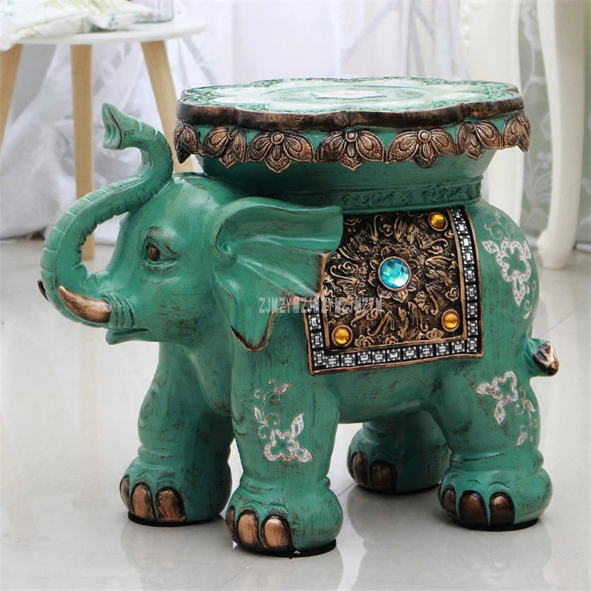 Европейский стиль Lucky Elephant дизайн низкий табурет для гостиной домашнего интерьера украшение османский табурет свадебные подарки
