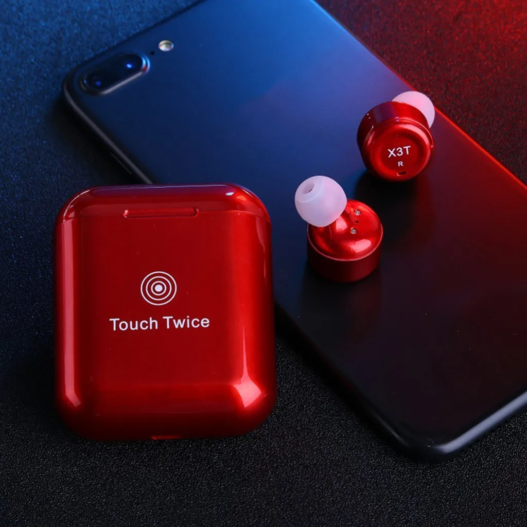 Беспроводная Bluetooth гарнитура миниатюрные бинауральные невидимые наушники с