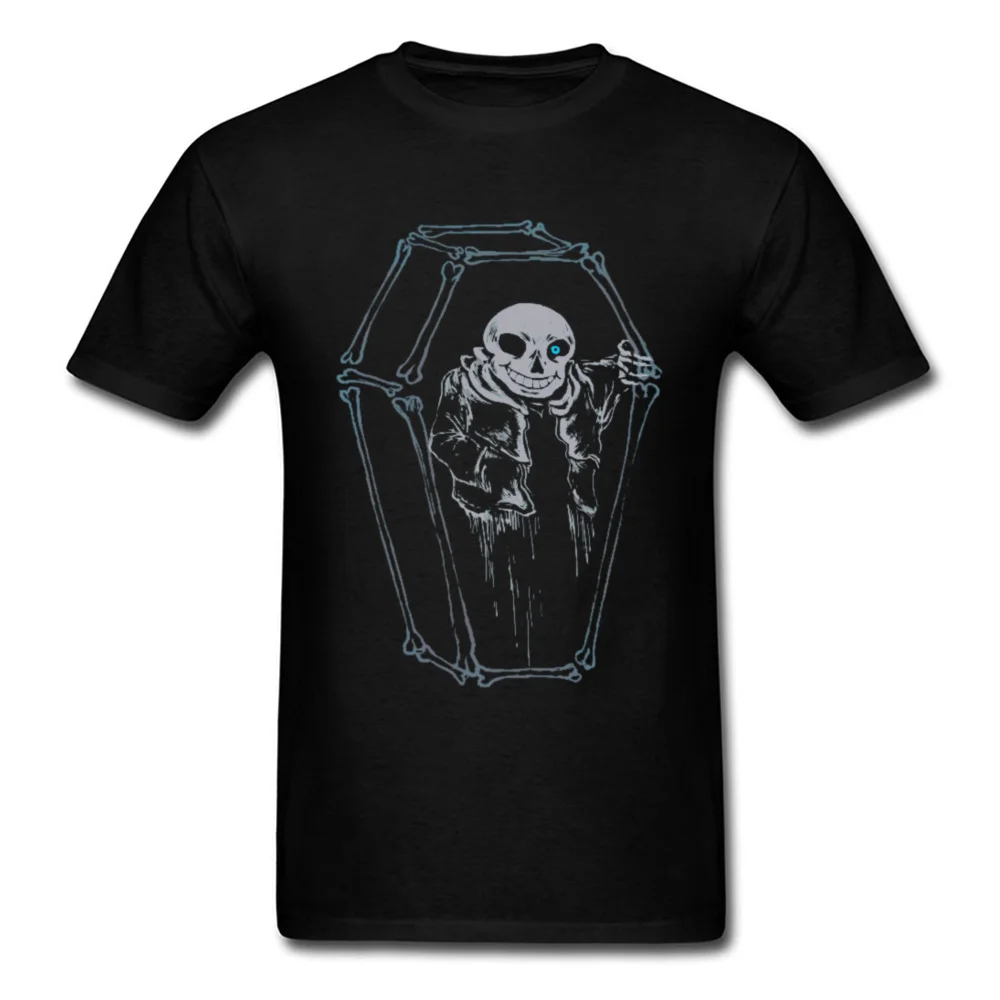 Мужская футболка бренд Undertale Sans 2019 рпг игра хлопок черный Pixel с сердцем Череп топ