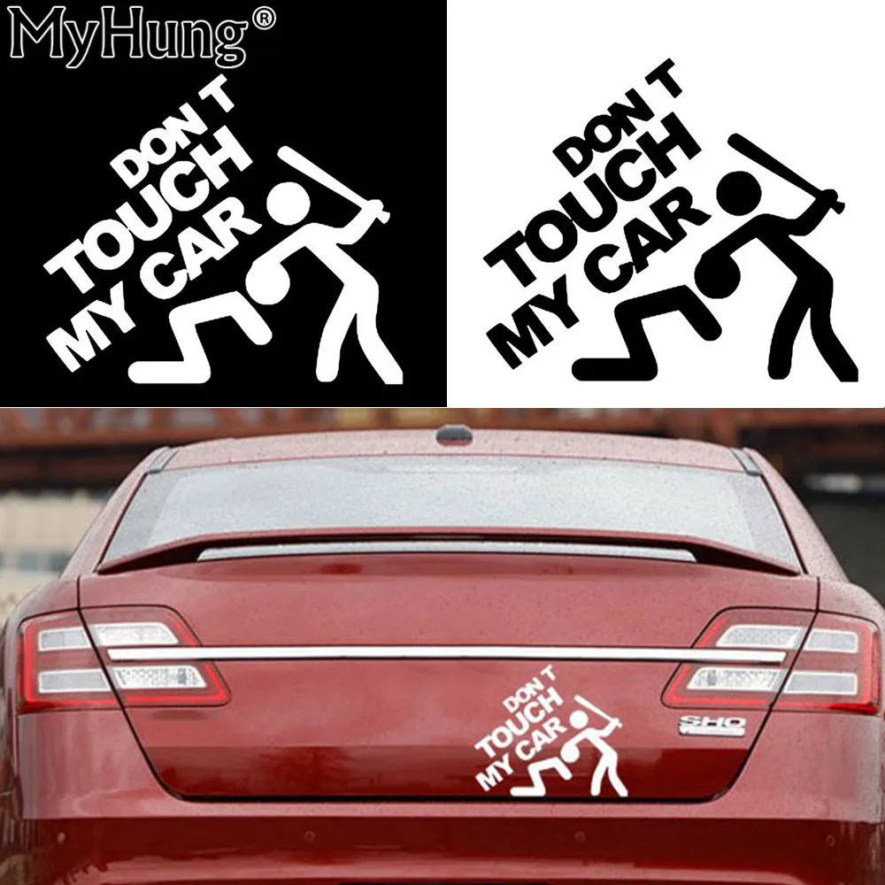 

Safety Warning Vinyl Car Stickers" DO NOT TOUCH MY CAR " Car Styling Car Motorcycles Decal Styling JDM Style Decals Wall Truck