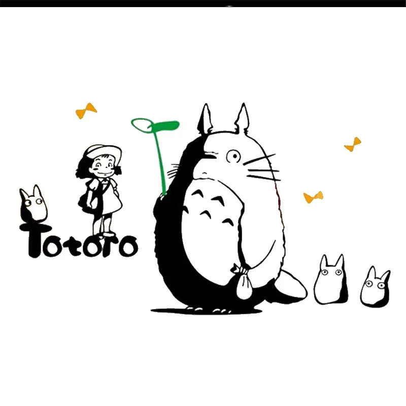 Тоторо Наклейки На Стены Виниловые Наклейка Декор Главная Декоративные
