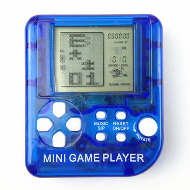 Классическая игра тетрис Электронная Мини кибер машина Развивающие игрушки для