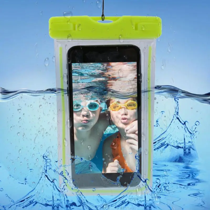 Универсальная Водонепроницаемая светящаяся сумка с сенсорным экраном сухой