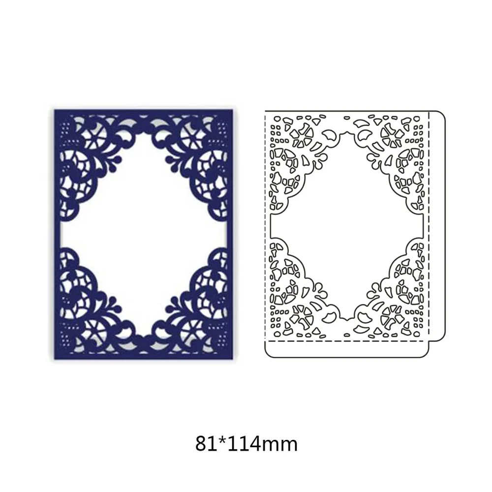 Штампы для вырезания конверт ремесло металлическая форма новая скрапбукинга