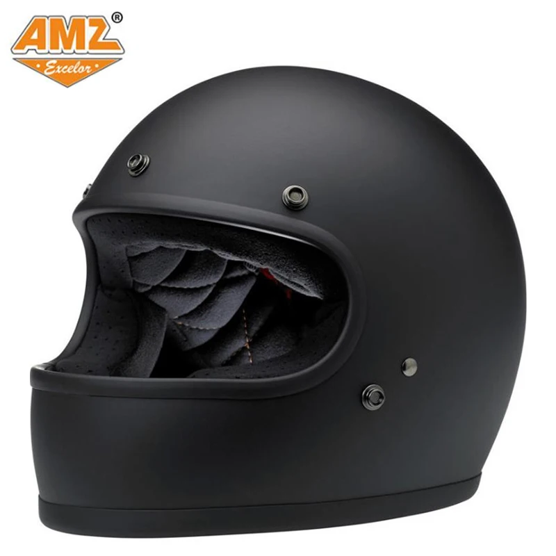 Capacete круиз защитный шлем винтажный мотоциклетный шлем кросс-кантри шлем для гонок на мотоцикле Восстанавливающий древний шлем - Цвет: matte black