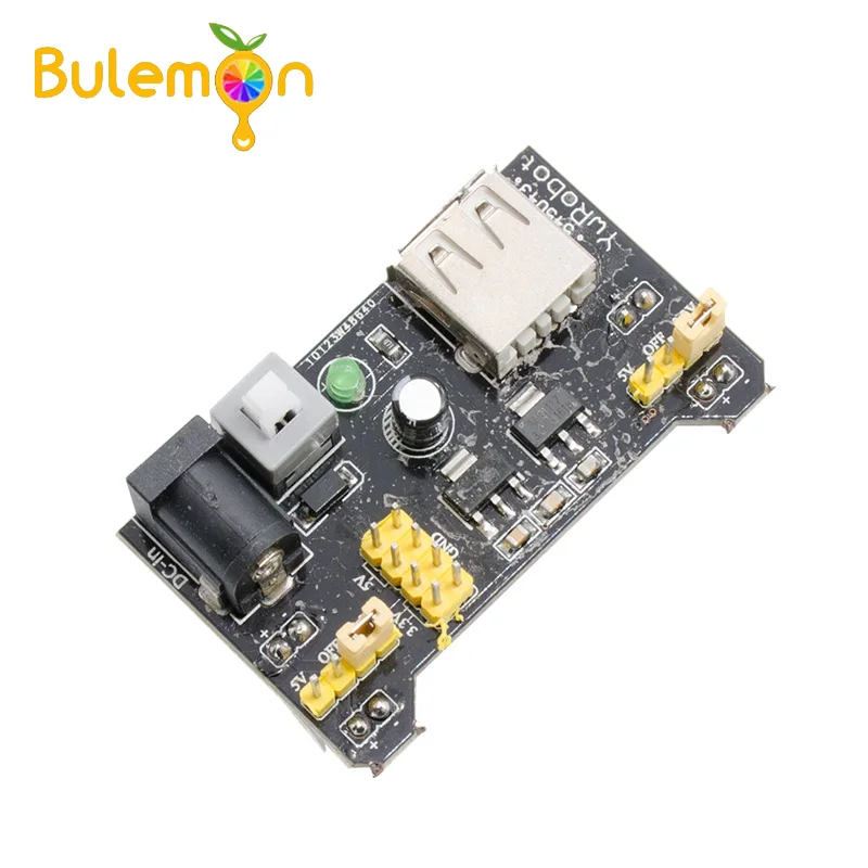 5 шт./лот макетная плата модуль питания 3 В для Arduino без подкладок регулятор