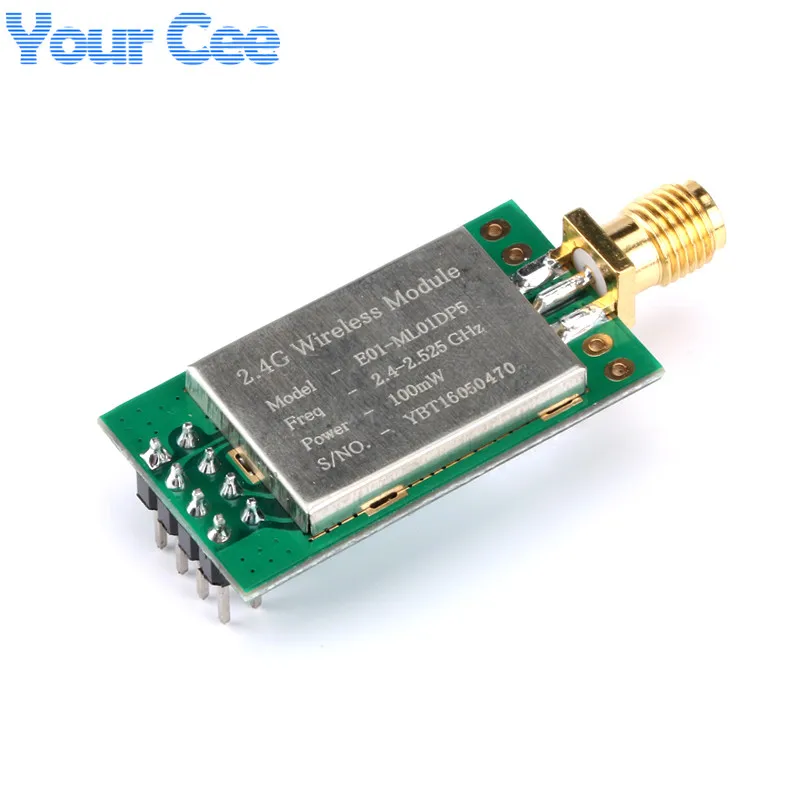 2 шт. дальний E01-ML01DP5 Ebyte 20dBm 2100 м SPI NRF24L01+ PA+ LNA 2,4 ГГц RF беспроводной модуль приемопередатчика антенна с экраном