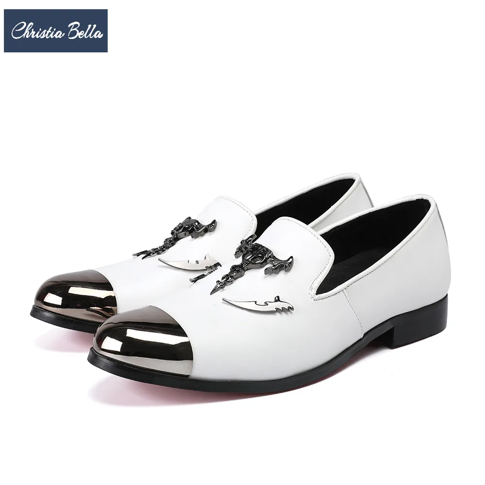 Christia Bella итальянская модная дизайнерская обувь с декоративной металлической