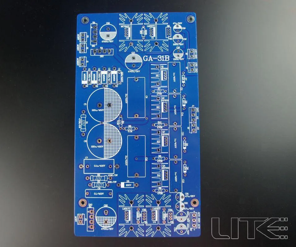 

LITE GA-31B PCB транзистор Регулируемый блок питания PCB голая доска