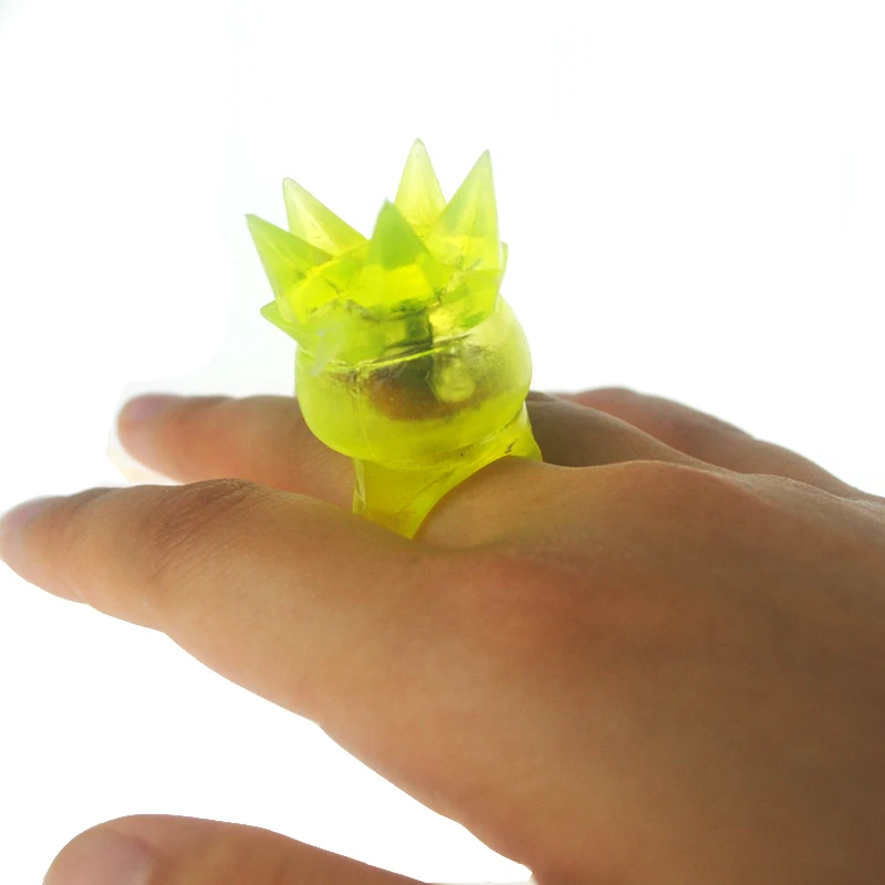 2018 костюм светодиоды Led 25 шт./лот кольцо на палец игрушки красочные дешевые