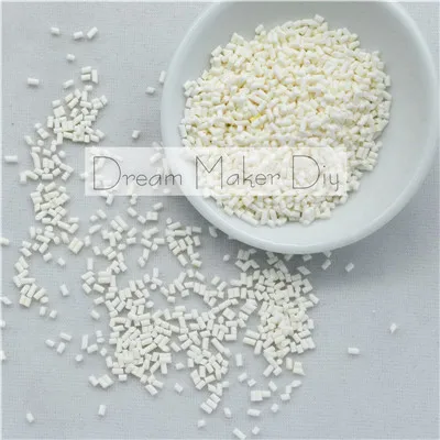 white short 100 г/лот полимерная Горячая глина Fimo разбрызгивает прекрасные конфетти для рукоделия, своими руками конфетти - Цвет: white short