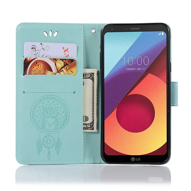 Роскошный чехол для LG Q6 Alpha 5 флип-чехол из искусственной кожи чехлы Q6a мобильного