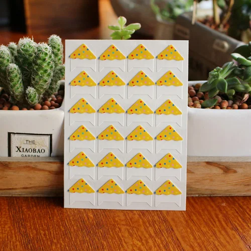 

Бумажные угловые наклейки HonC 96 шт.