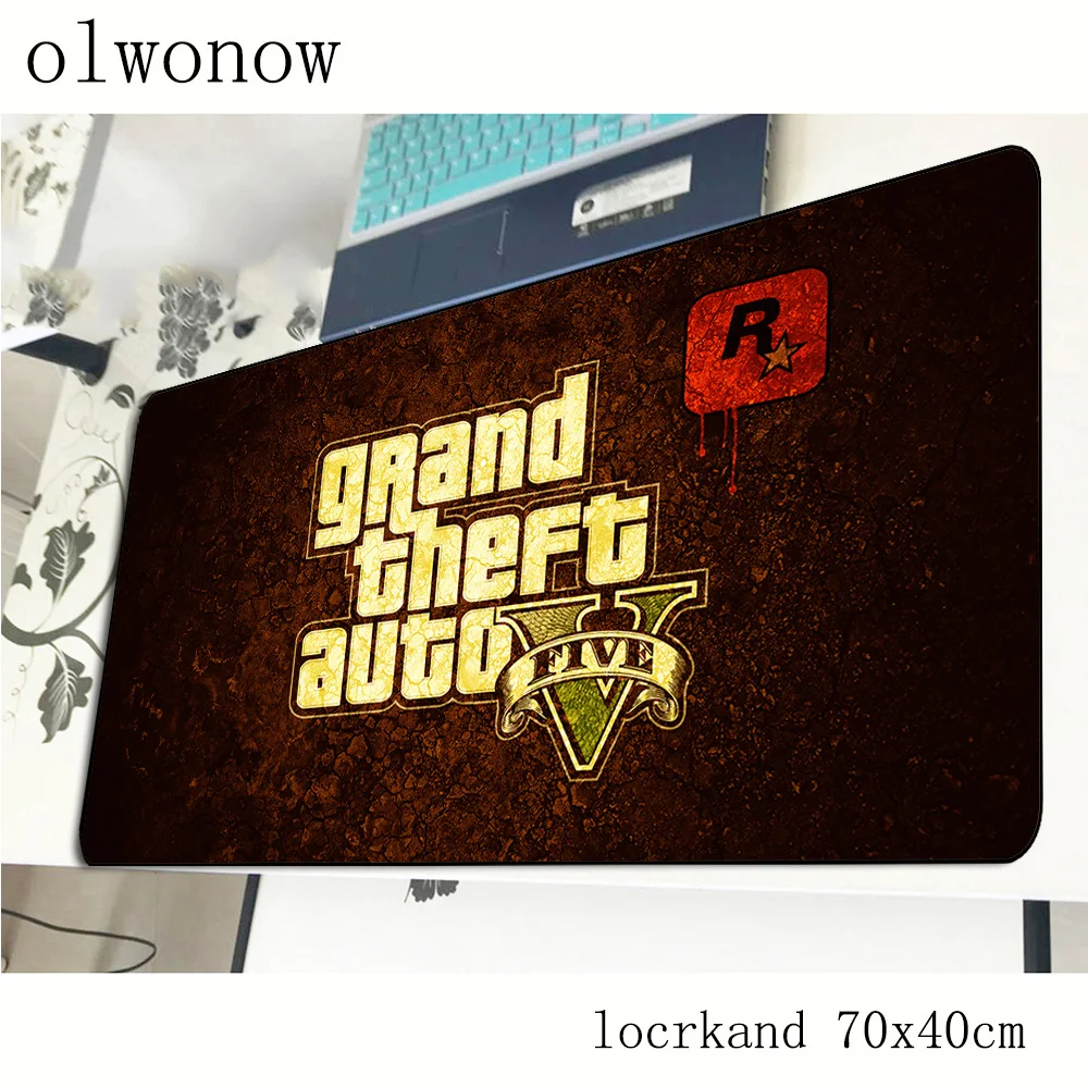 Коврик для мыши gta 70x40 см подставка под запястье лучший игровой коврик большой