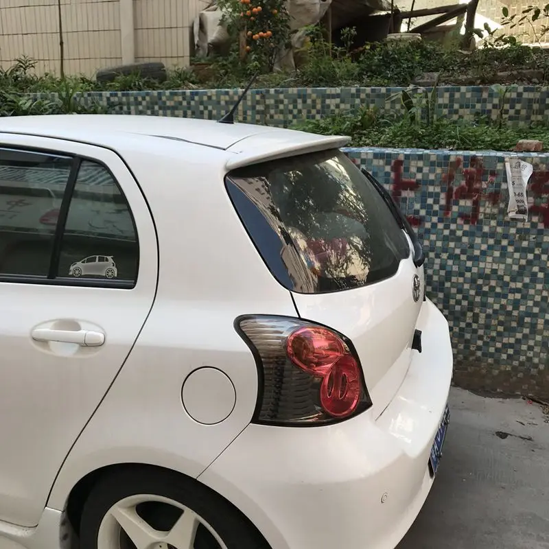 Для 2008-2013 Toyota Yaris Спойлер ABS Материал заднего крыла первоклассника Цвет задний спойлер для Toyota Yaris спойлер B хэтчбек