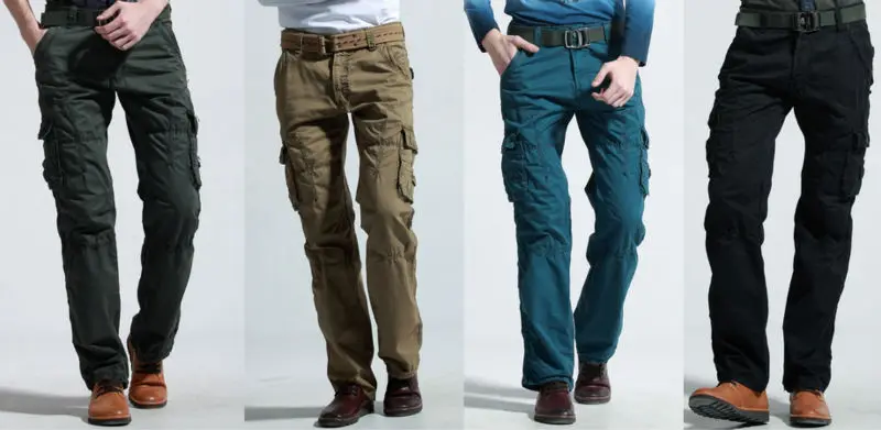 2018 новые весенне осенние популярные модные повседневные мужские брюки карго