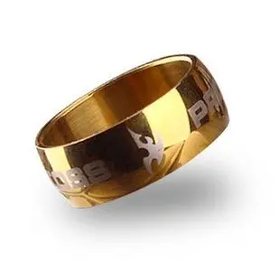 Кольцо Starcraft 2 II из титановой стали с бесплатной подвеской цепочкой ювелирные