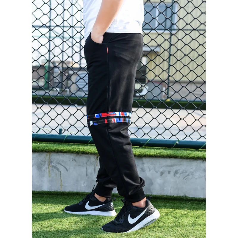 Мужские шаровары штаны для бега брюки с эластичной резинкой на талии уличная