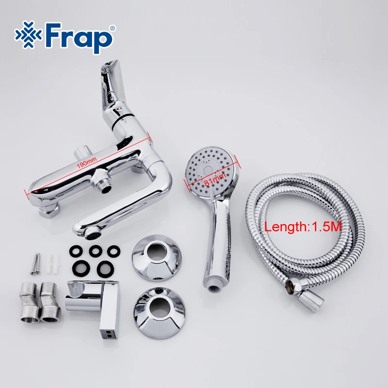 Хромированный кран Frap смеситель для холодной и горячей воды ванной комнаты душа
