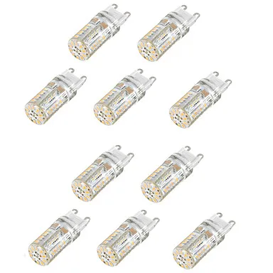 10 шт. G9 3014 58LED лампа Кукуруза Светодиодные лампы &quotКукуруза&quot высокой мощности 360