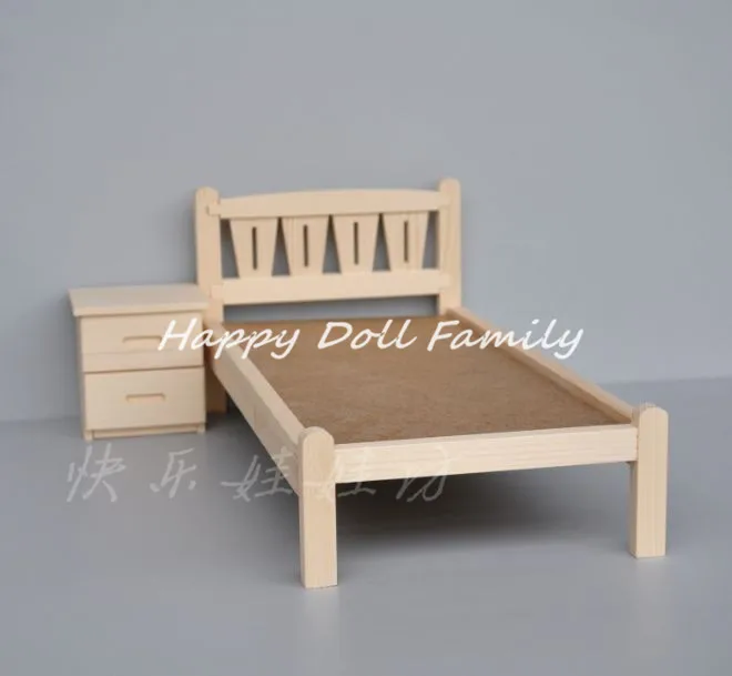 Кровать для куклы Blythe 2 шт. в наборе деревянная кровать | Игрушки и хобби