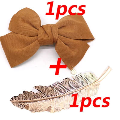 2PCS Style 15 Заколки для волос для девочек, женские заколки в форме листа для девочек, заколка для волос, заколка для волос, украшение для волос, аксессуары для волос для женщин - Цвет: 2PCS Style 15