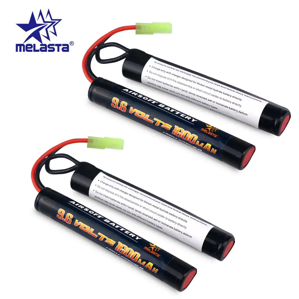 Батарейный блок Melasta 8S 2/3A 9 6 в 1600 мАч Butterfly NunChuck NIMH с разъемом Mini Tamiya для