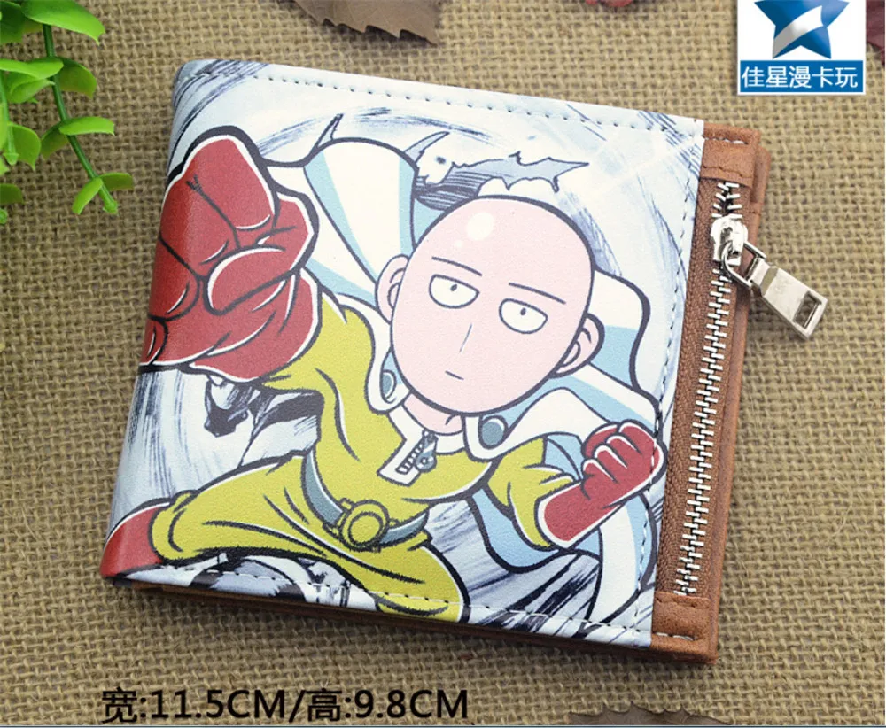 Кошелек с Аниме ONE PUNCH MAN новый короткий кошелек из искусственной кожи подарки для
