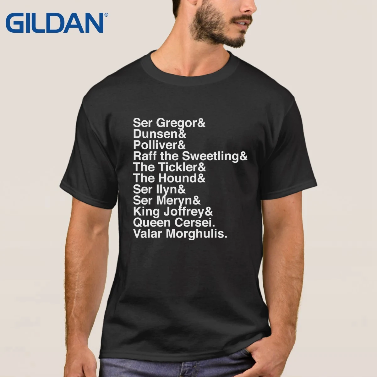 Летний стиль 2017 г. футболка Рубашка с короткими рукавами 100% хлопок Валар моргулис