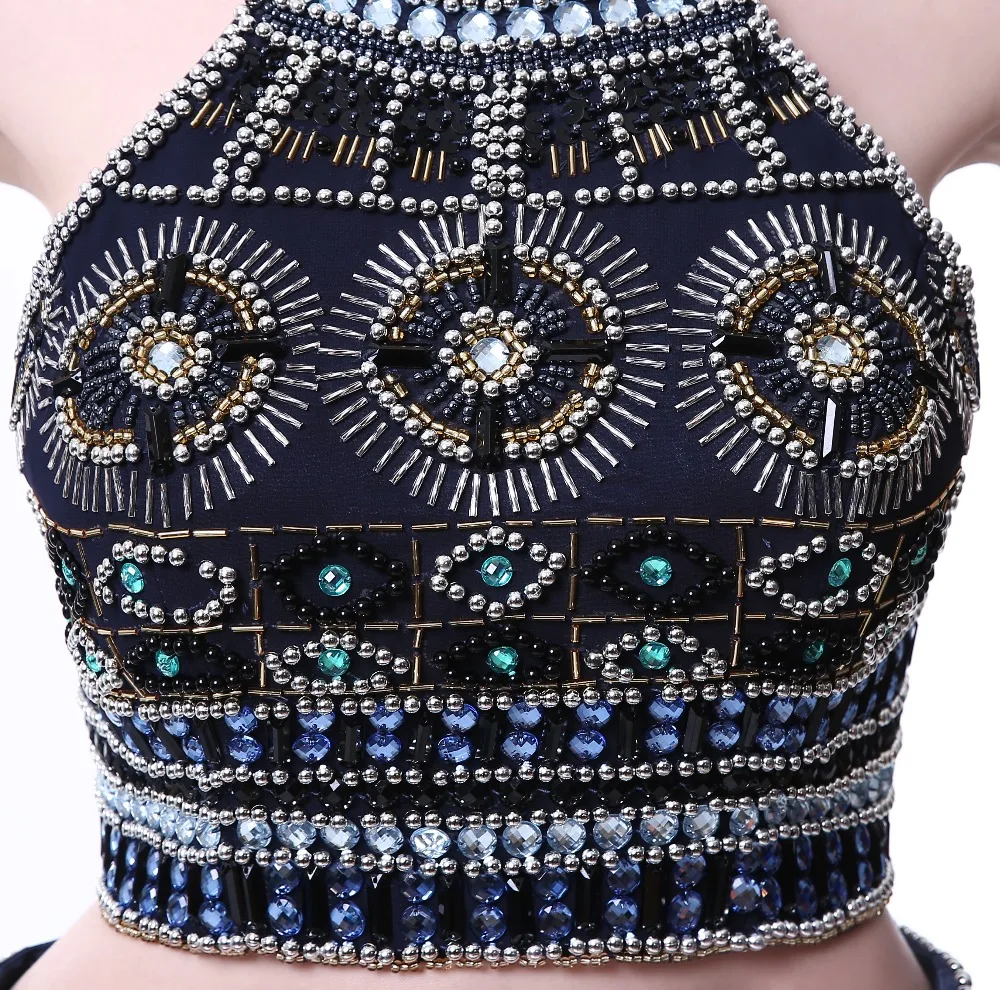 

BRLMALL High Quality Navy Two Pieces junior high graduation dresses 2017 Tulle Beaded Crystal Homecoming Dress Short Party Dress