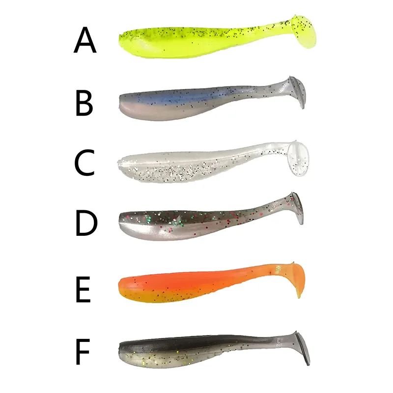 OUTKIT 12 шт./лот 6 5 см/1 9 г рыболовные приманки наживки легко Swimbait Мягкая силиконовая