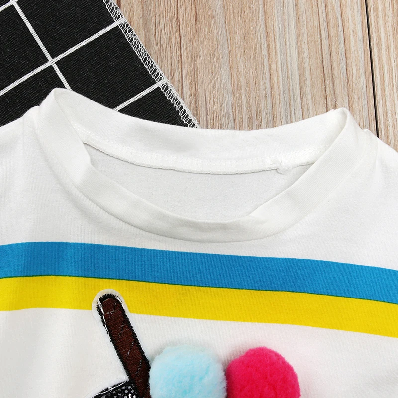 Милые детские платья для девочек летнего периода с короткими рукавами в стиле "мини" с принтами.