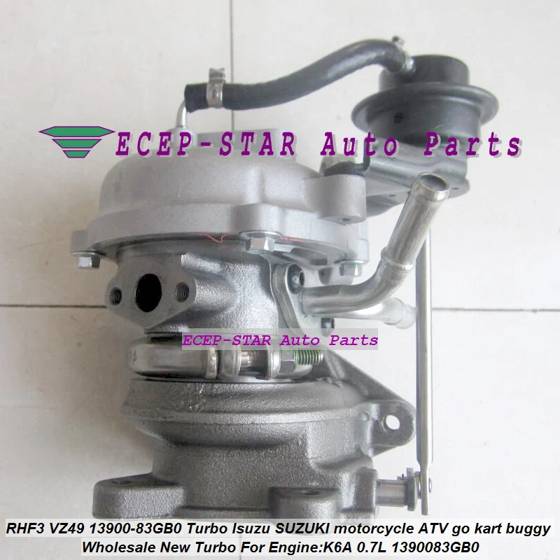 Турбокомпрессор Turbo RHF3 VZ49 13900 83GB0 1390083GB0 для Isuzu мотоцикла SUZUKI ATV go kart Багги K6A