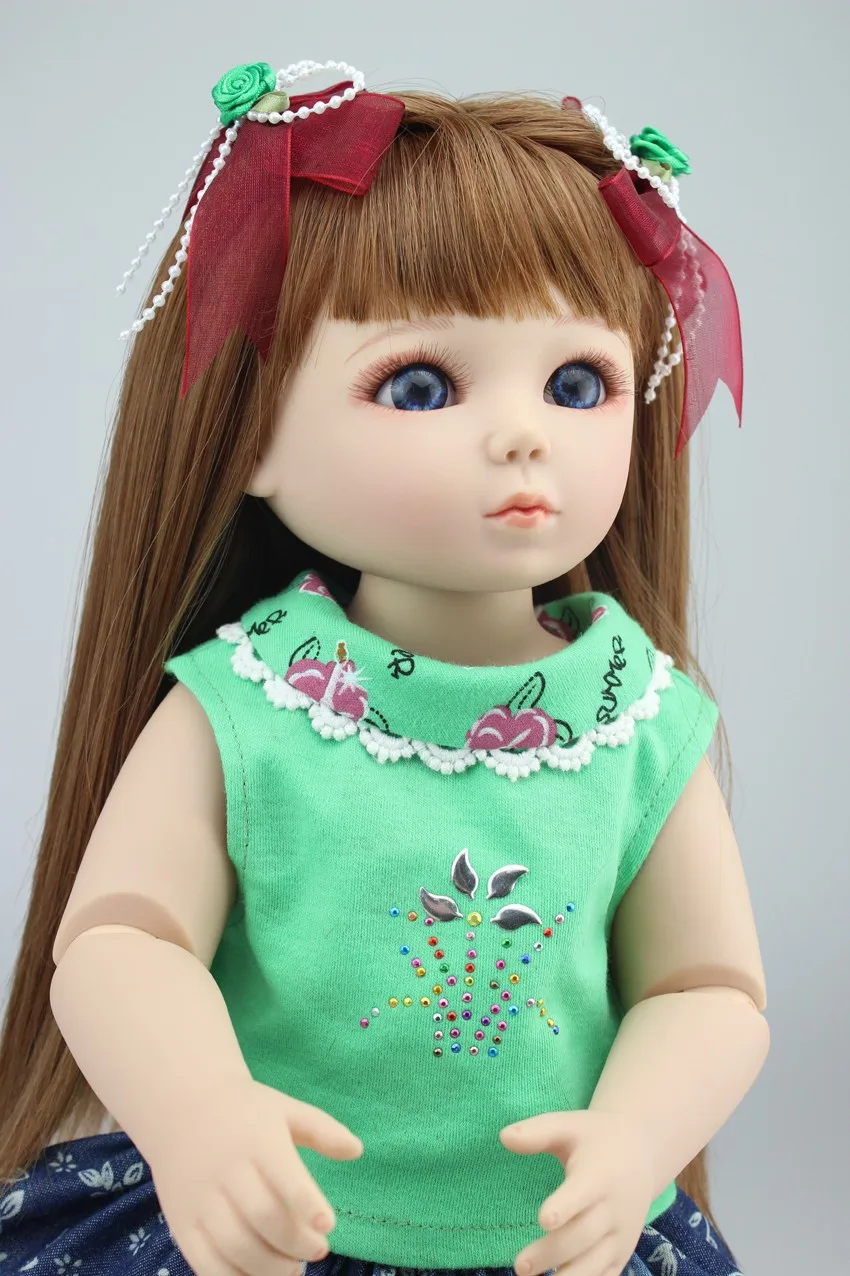 Красивая кукла с SD/BJD 18 дюймов американский живой bjd elf ручная работа полностью
