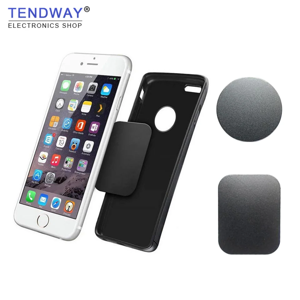Tendway 8 шт. держатель телефона металлическая пластина наклейка сменный комплект с