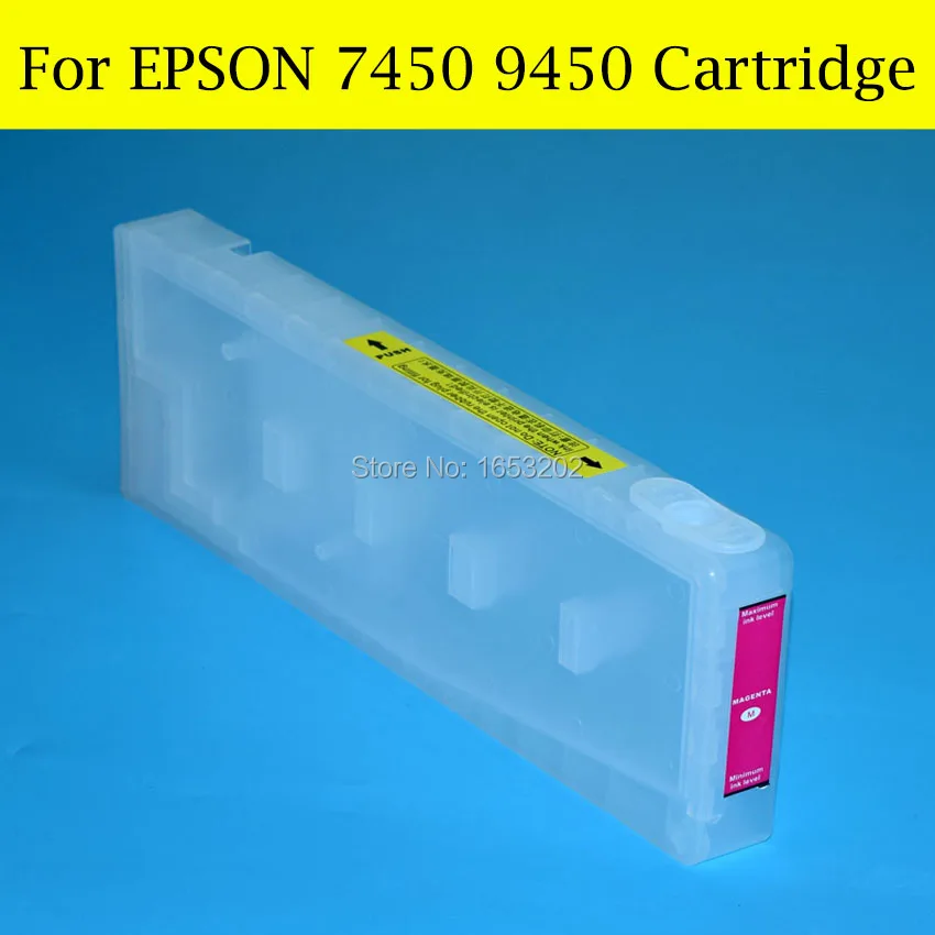 8 шт./лот высокое качество пустой картридж для Epson Stylus Pro 7450 9450 принтер с сброса