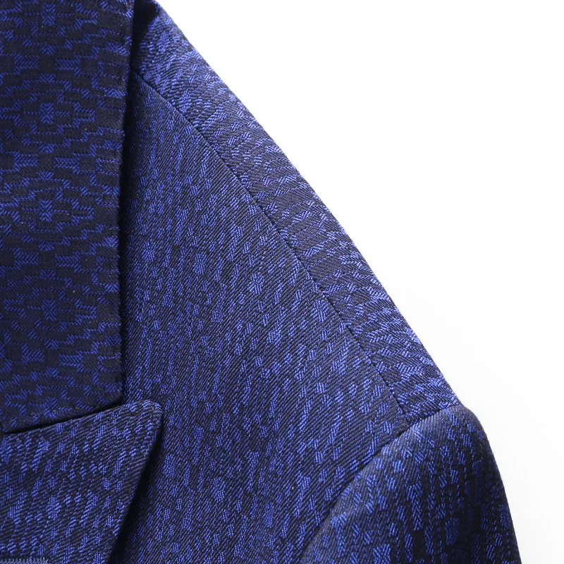 Большой размер рабочая одежда деловая мужская мода тонкое длинное платье синего