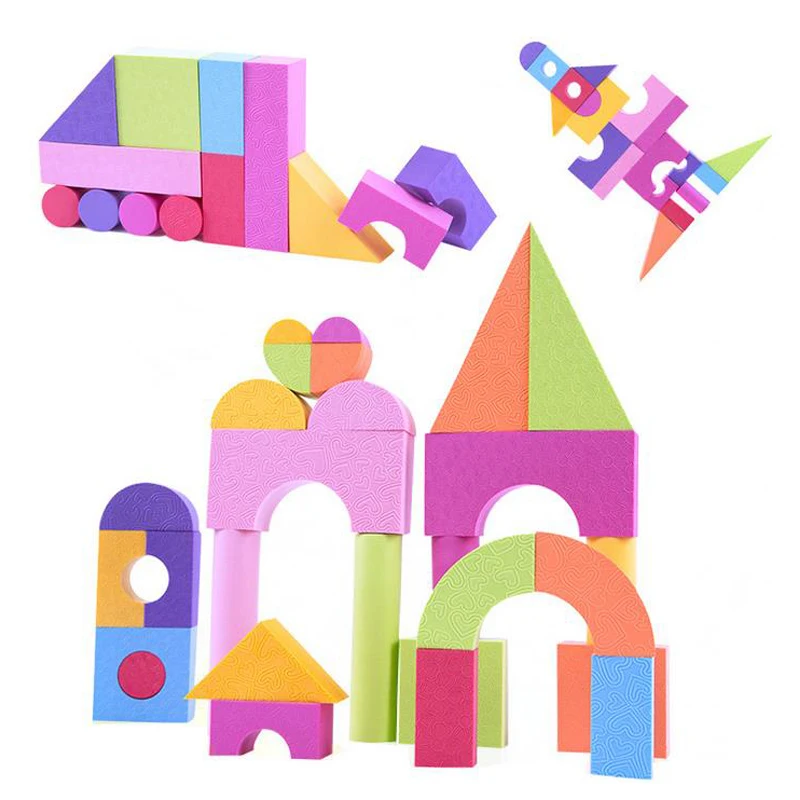 Большие строительные блоки DOLLRYGA EVA 50 шт. Knut детские игрушки для детей детская