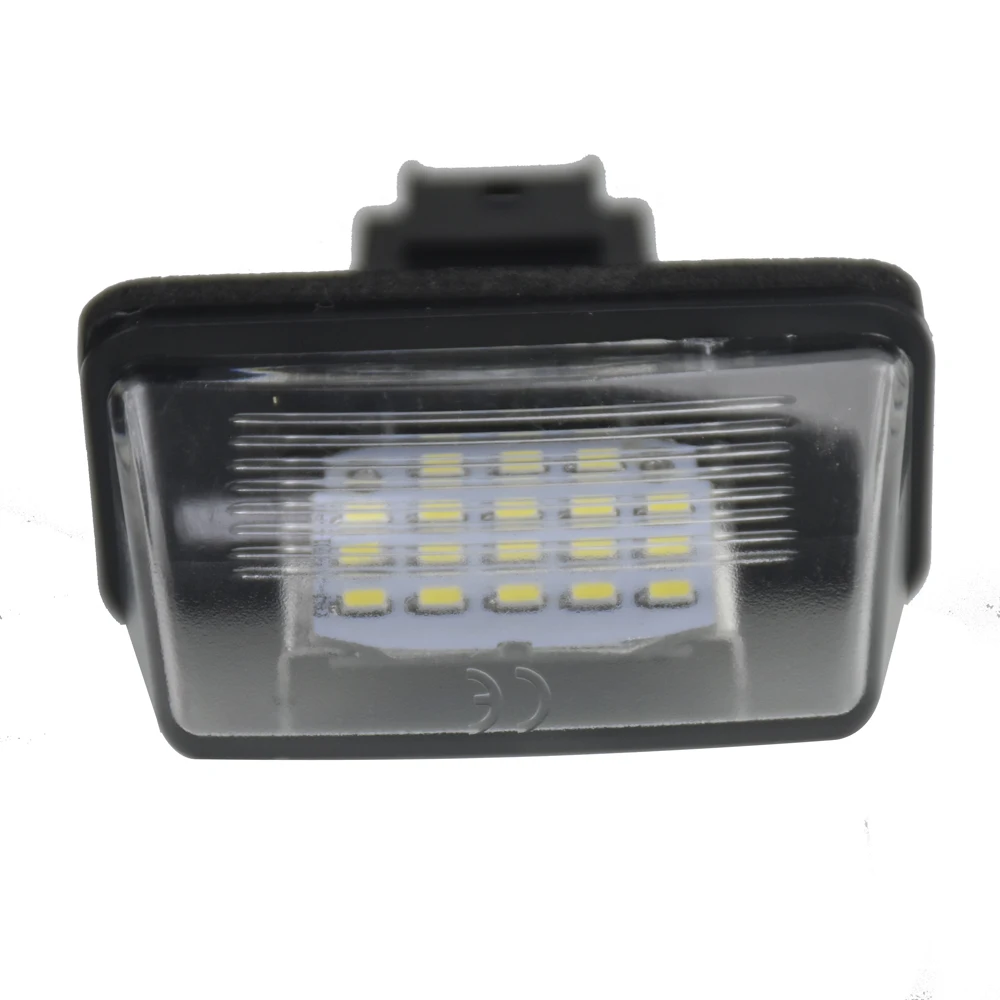 2 шт. светодиодные подсветки для номерного знака Peugeot 206 207 306 307 308 5008 406 407 Citroen C3 C4 C5 C6