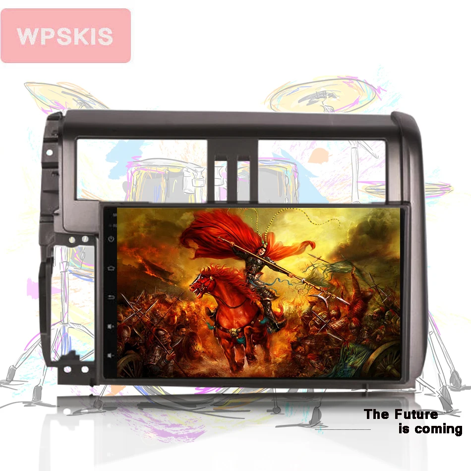 Android 10,0 4G ram автомобильный DVD мультимедийный плеер gps карта радио Wifi для Toyota Prado Land Cruiser 150 2010 2011-13 Авторадио Видео
