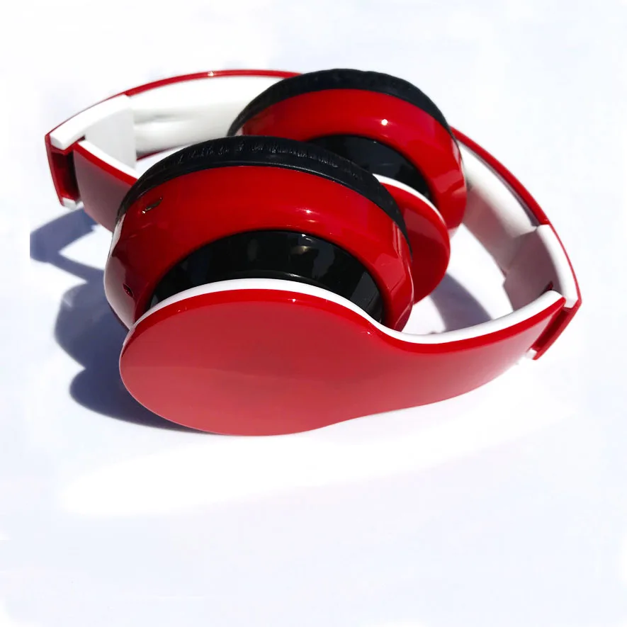 Топ красочные стерео аудио Mp3 Bluetooth Спорт бег наушники складные Беспроводной