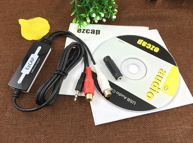 Оригинальная виниловая кассета Ezcap для CD/USB аудио захвата MP3 WMA WAV OGG конвертер рекордер правка аудио в MP3 MP3 формат для ПК